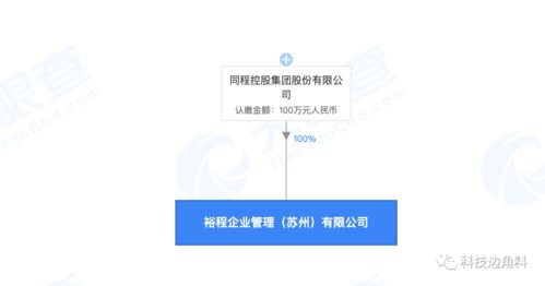 同程控股新設企業管理公司，注冊資本100萬元加碼管理布局